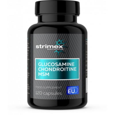 Хондропротектор Strimex Glucosamine Chondroitine MSM 120 капсул