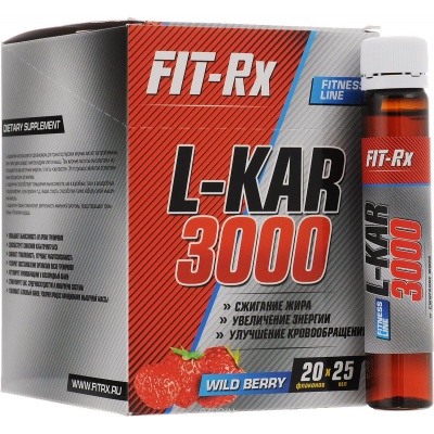 L-Carnitine FIT-RX L-KAR 3000  25 