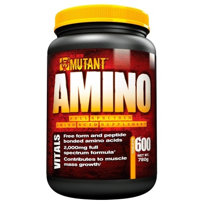 Аминокислоты Mutant Аmino 600 таблеток