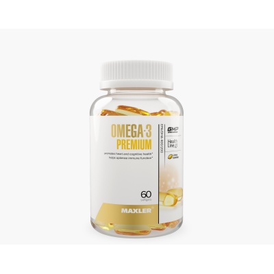 Антиоксидант Maxler Omega-3 Premium EPA/DHA 400/200 60 капсул
