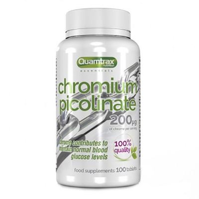  Quamtrax Nutrition Chromium Picolinate 100 