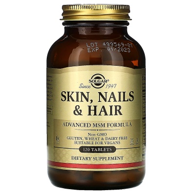 Витамины Solgar Hair, Skin & Nails 120 таблеток
