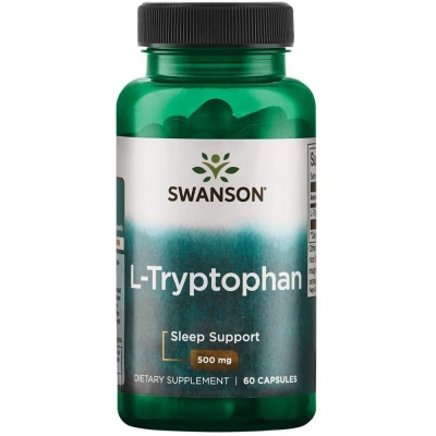 Аминокислота Swanson L-Tryptophan 500 mg 60 капсул