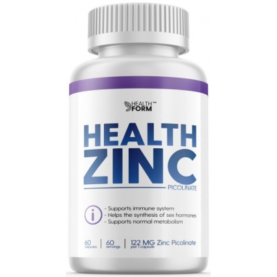 Витамины Health Form Zinc Picolinate 122 мг 60 капсул