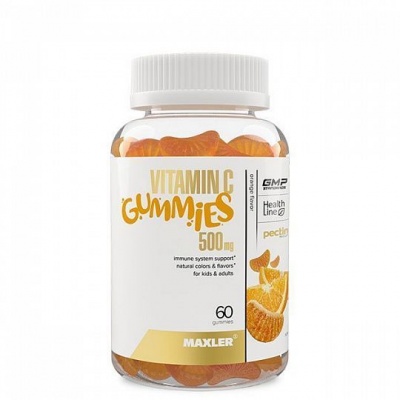 Витамины Maxler Vitamin C Gummies 500 мг 60 таблеток