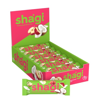 Батончик Protein Rex Shagi кокосовый 40 гр
