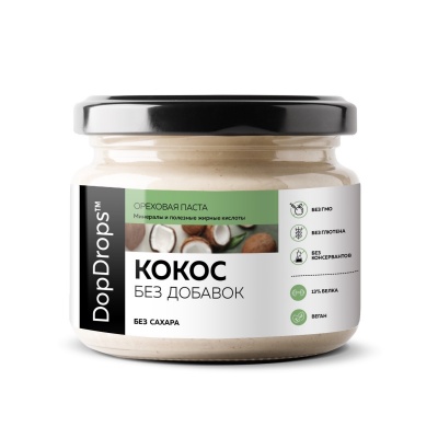 Паста DopDrops кокосовая 250 гр